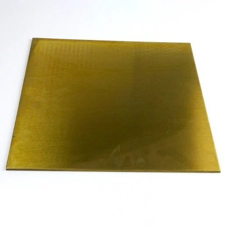 ONLINEMETALS 0.125" Brass Sheet 260 Soft Annealed 23630